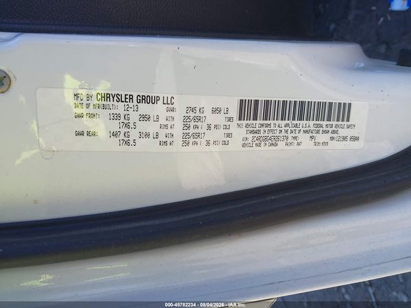 2014 DODGE GRAND CARAVAN SE 30TH ANNIVERSARY