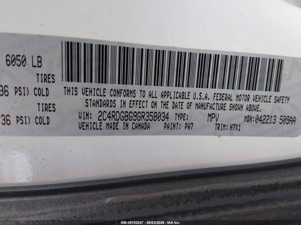 2016 DODGE GRAND CARAVAN AMERICAN VALUE PKG