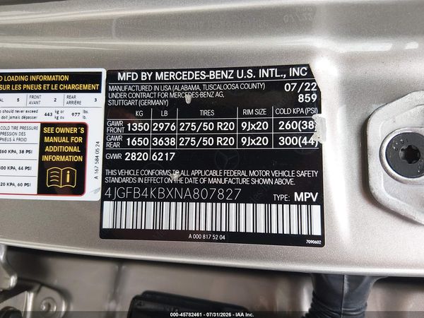 2022 MERCEDES-BENZ GLE 350 4MATIC