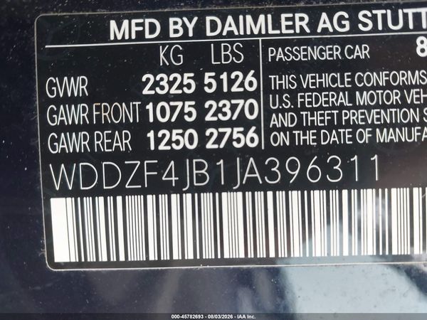 2018 MERCEDES-BENZ E 300 E300