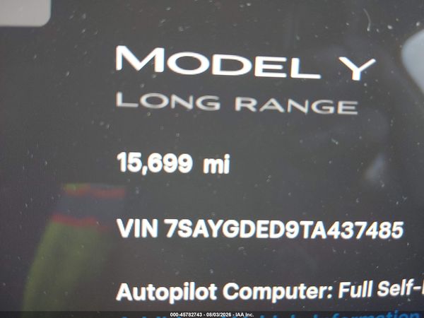 2026 TESLA MODEL Y