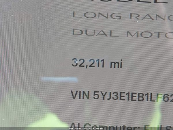 2020 TESLA MODEL 3
