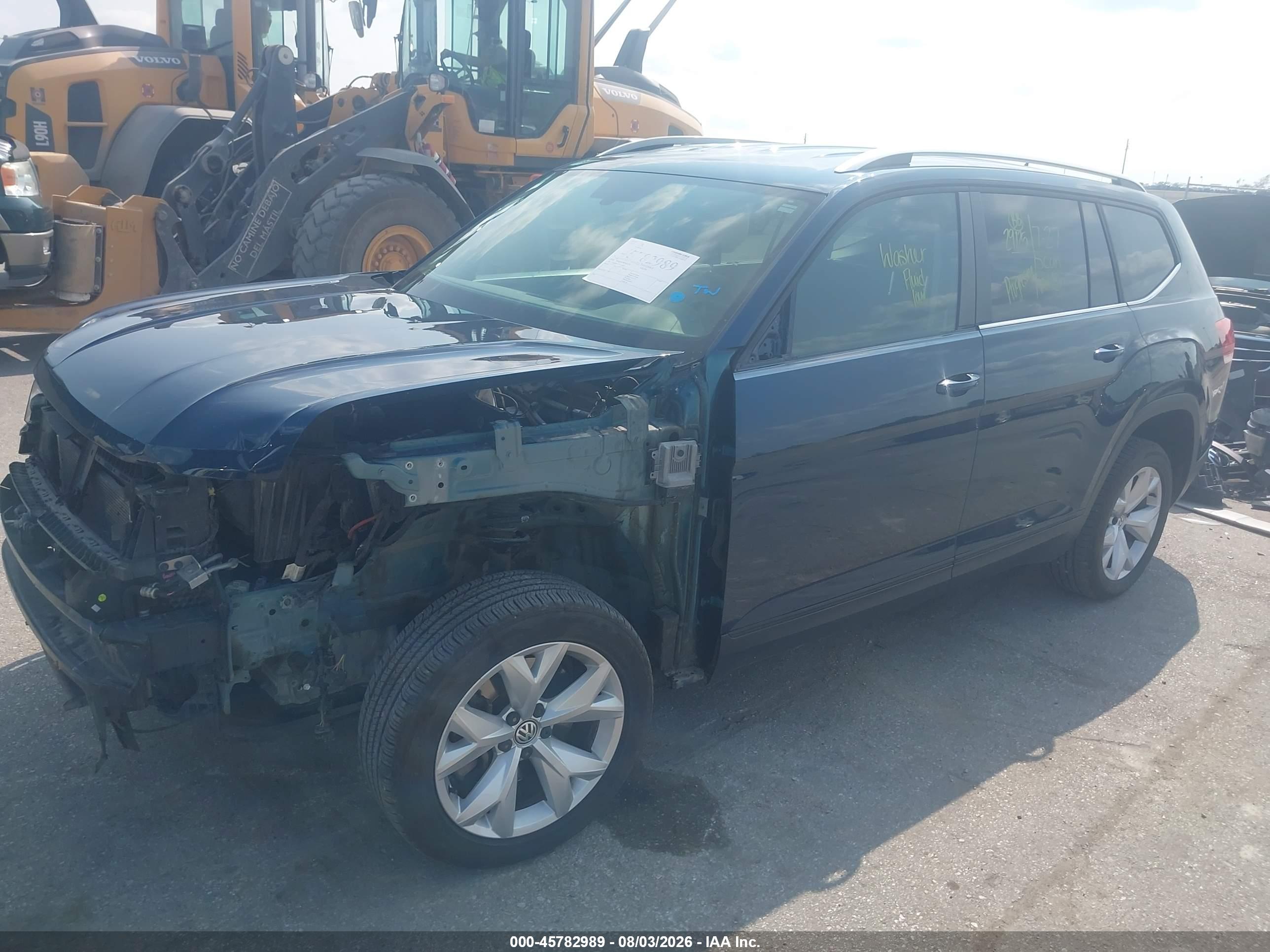 2018 VOLKSWAGEN ATLAS 3.6L V6 SE — I2