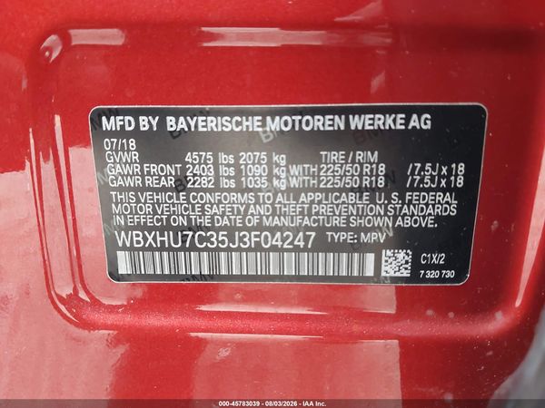 2018 BMW X1 SDRIVE28I