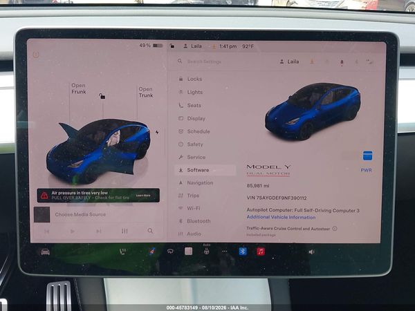 2022 TESLA MODEL Y