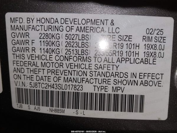 2025 ACURA RDX