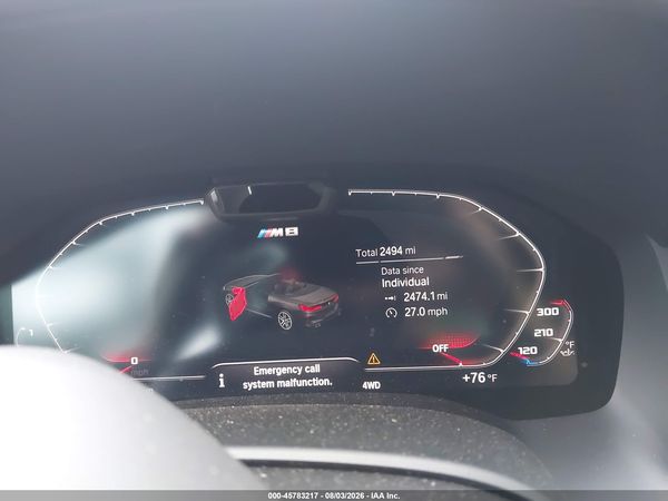 2025 BMW M8 COMPETITION