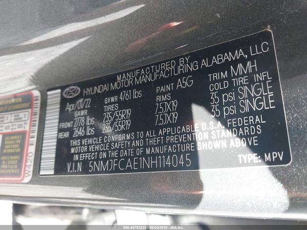 2022 HYUNDAI TUCSON SEL