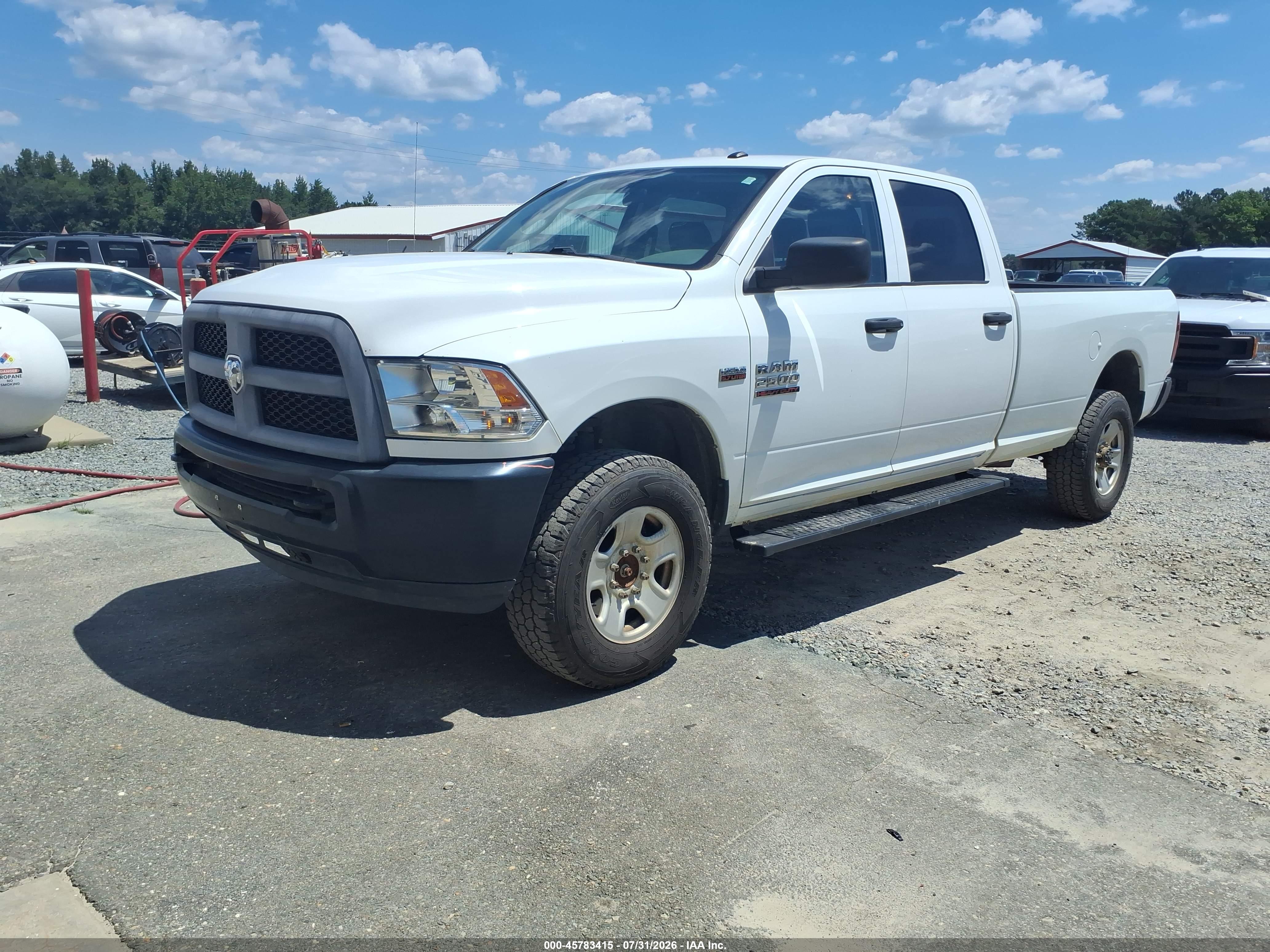 2018 RAM 2500 TRADESMAN  4X4 8' BOX — I2