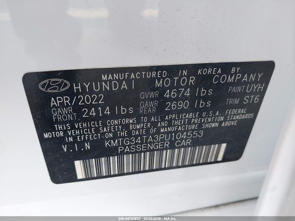 2023 GENESIS G70 2.0T RWD
