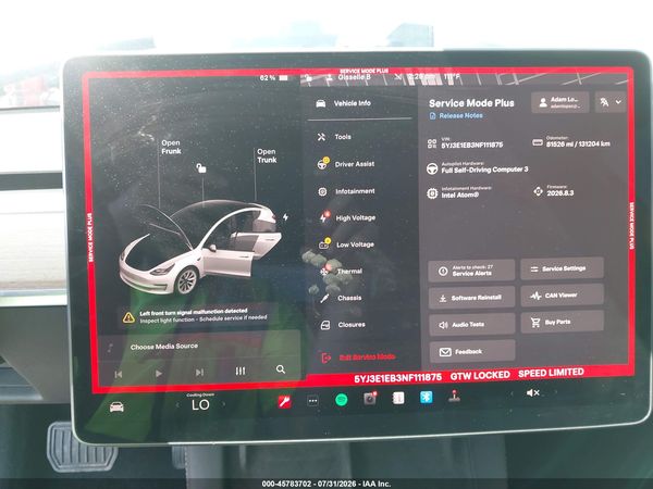 2022 TESLA MODEL 3