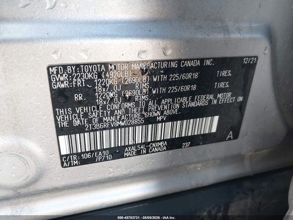 2021 TOYOTA RAV4 HYBRID XLE PREMIUM
