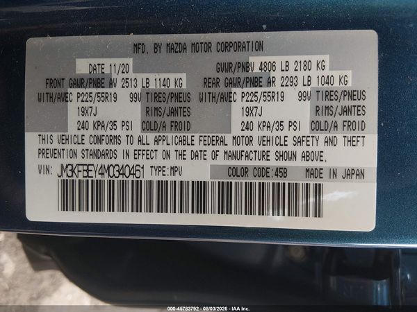 2021 MAZDA CX-5 SIGNATURE