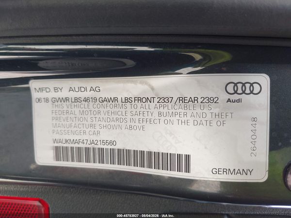 2018 AUDI A4