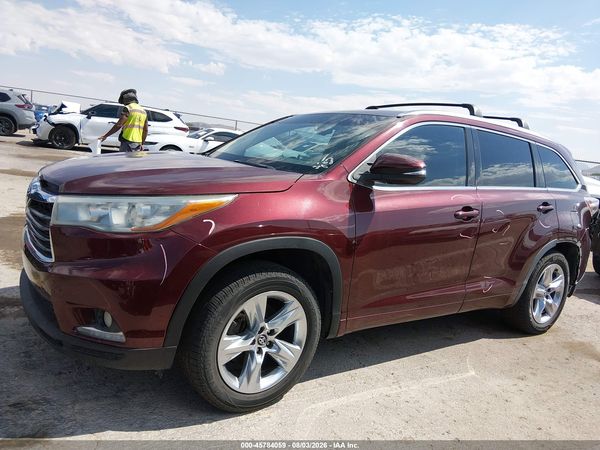 2016 TOYOTA HIGHLANDER LIMITED V6