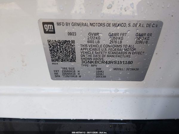 2024 CHEVROLET BLAZER FWD 2LT — I9