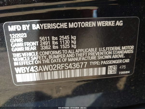 2024 BMW I4 GRAN COUPE EDRIVE35