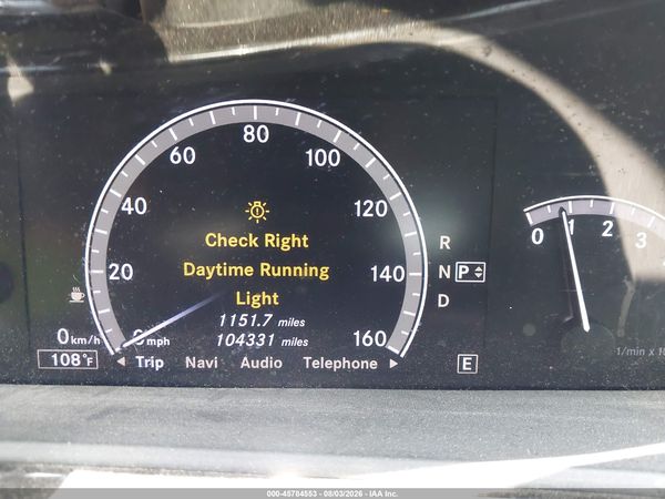 2013 MERCEDES-BENZ S 550 4MATIC