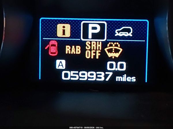 2019 SUBARU OUTBACK 2.5I LIMITED