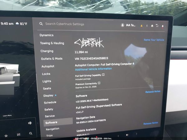 2025 TESLA CYBERTRUCK ALL-WHEEL DRIVE