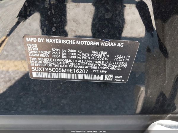 2021 BMW X3 XDRIVE30I