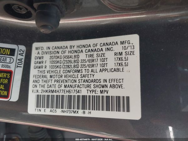 2014 HONDA CR-V EX-L