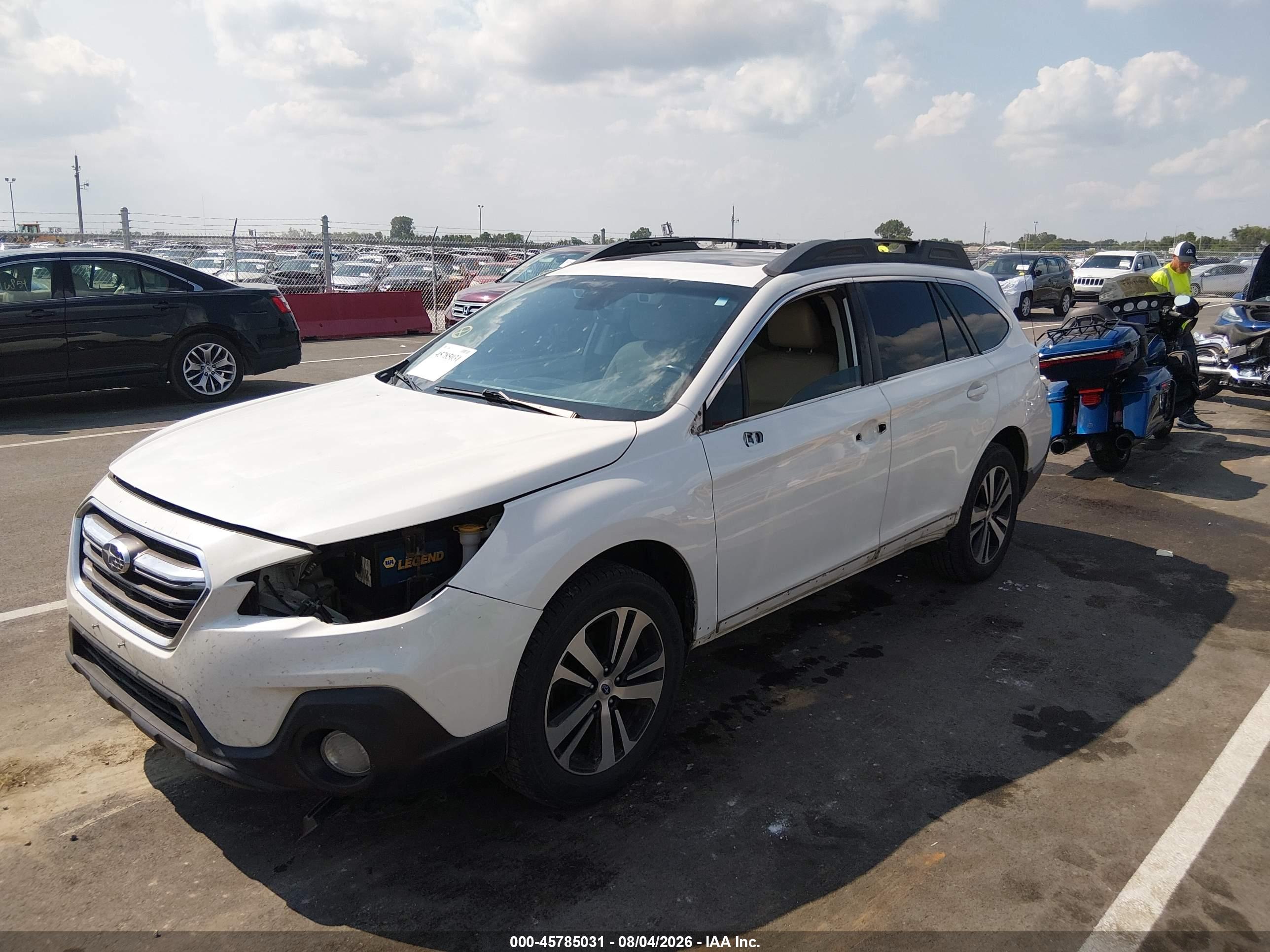 2018 SUBARU OUTBACK 2.5I LIMITED — I2