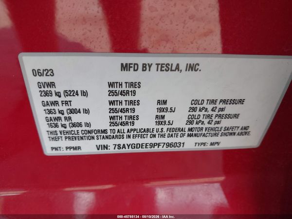 2023 TESLA MODEL Y