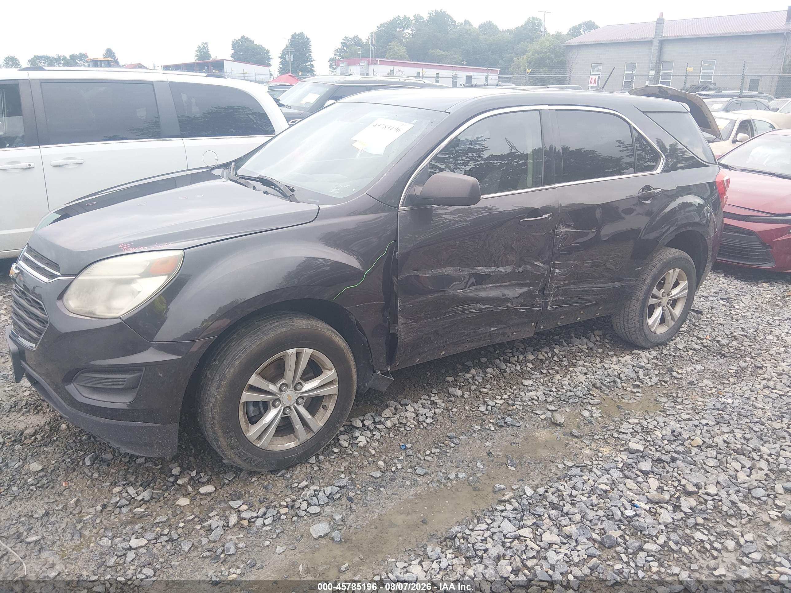 2016 CHEVROLET EQUINOX LS — I2