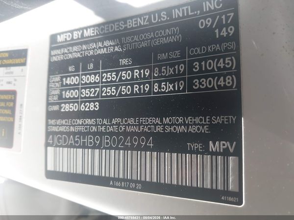 2018 MERCEDES-BENZ GLE 350 4MATIC