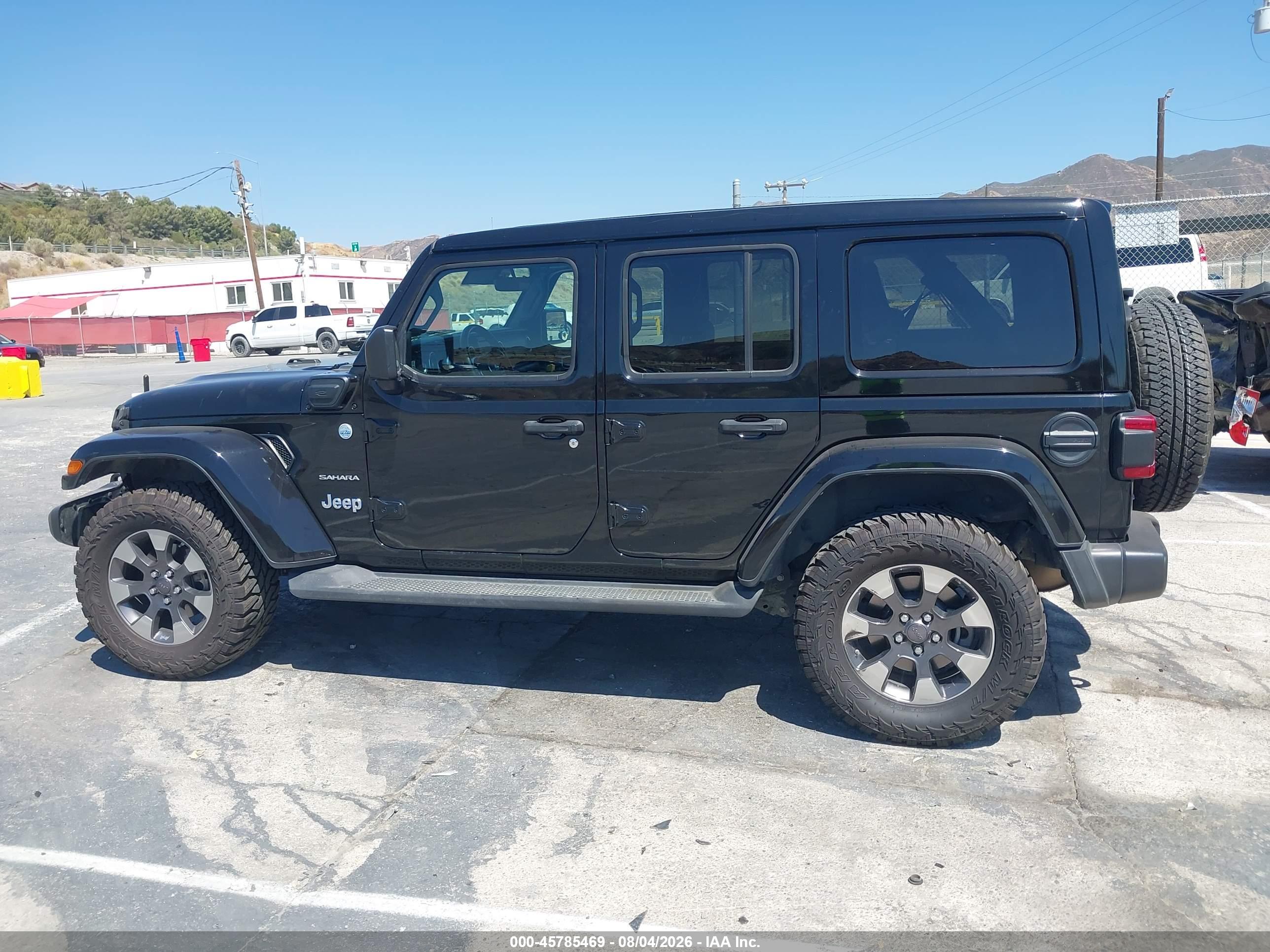 2021 JEEP WRANGLER 4XE UNLIMITED SAHARA 4X4