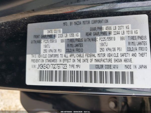2016 MAZDA CX-5 GRAND TOURING