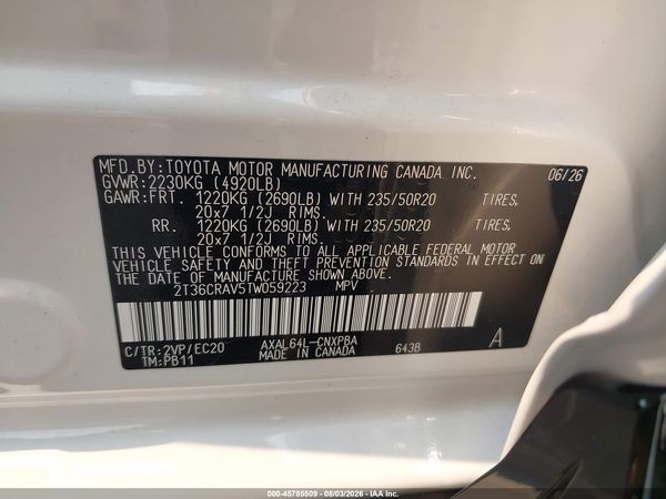 2026 TOYOTA RAV4 XSE