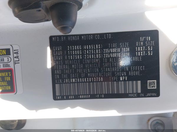 2019 HONDA CR-V EX-L
