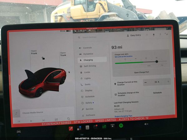 2019 TESLA MODEL 3