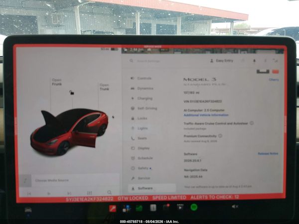 2019 TESLA MODEL 3