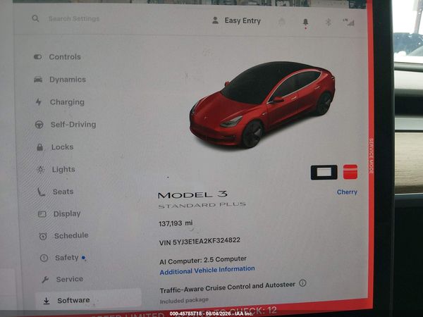 2019 TESLA MODEL 3
