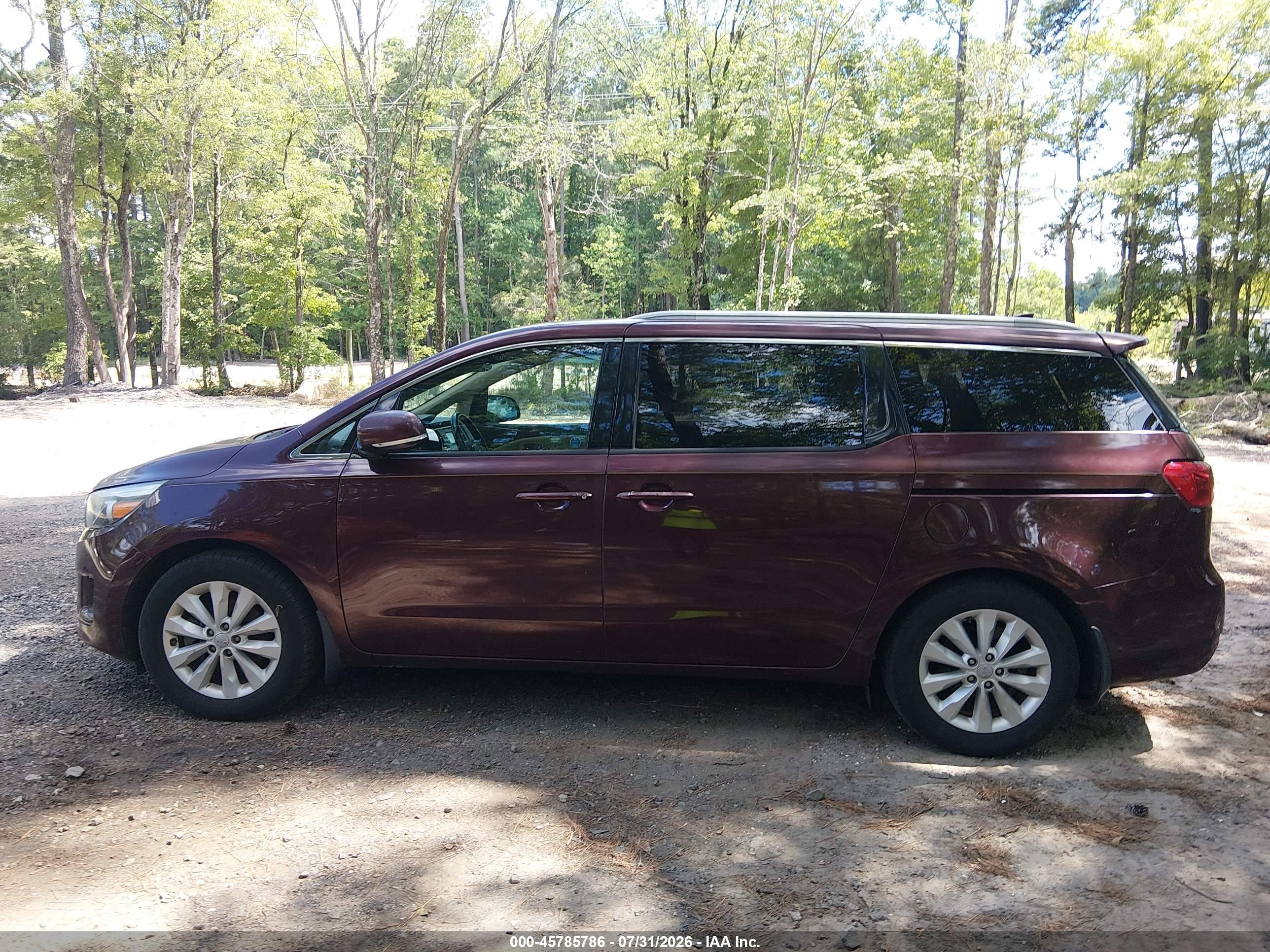 2016 KIA SEDONA EX