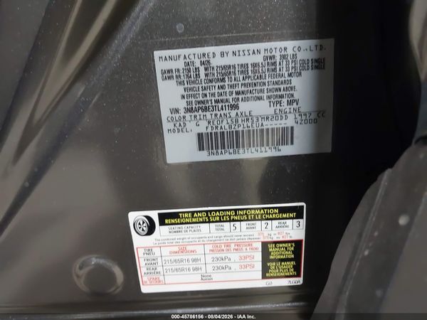 2026 NISSAN KICKS S — I9