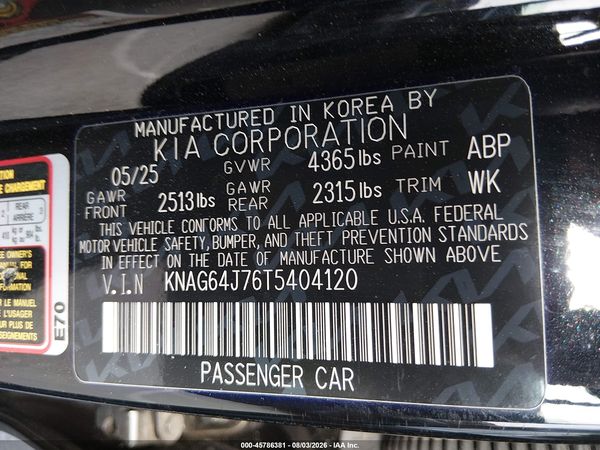 2026 KIA K5 GT-LINE FWD