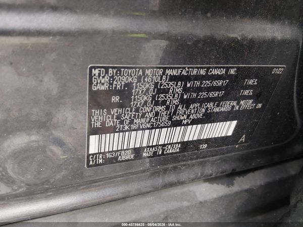 2022 TOYOTA RAV4 LE