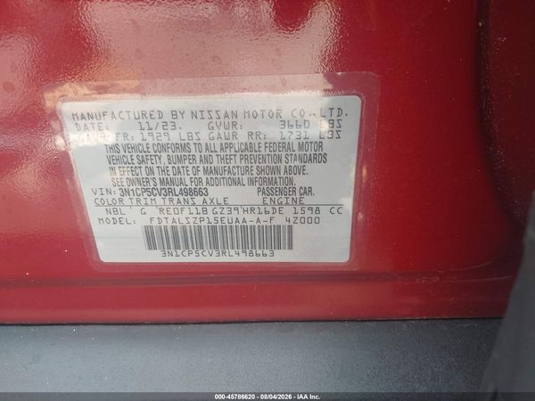 2024 NISSAN KICKS SV XTRONIC CVT