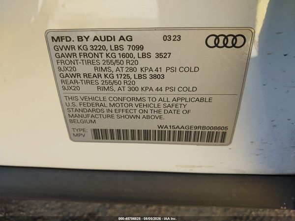 2024 AUDI Q8 E-TRON PREMIUM PLUS QUATTRO