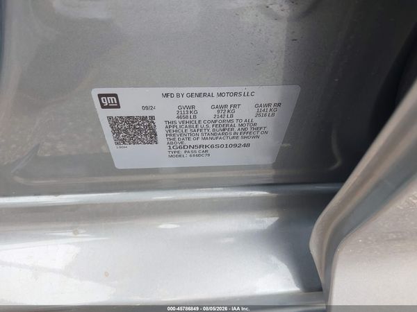 2025 CADILLAC CT5 PREMIUM LUXURY RWD