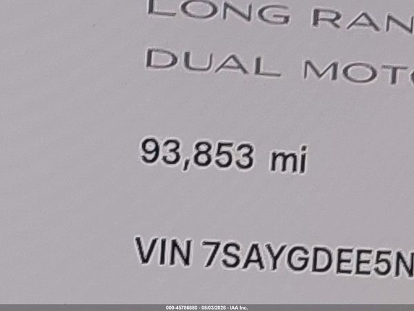 2022 TESLA MODEL Y