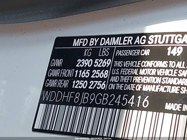 2016 MERCEDES-BENZ E 350 4MATIC