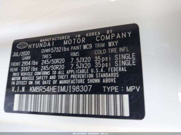 2021 HYUNDAI PALISADE LIMITED