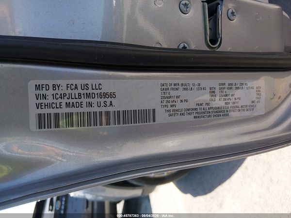 2021 JEEP CHEROKEE LATITUDE PLUS FWD