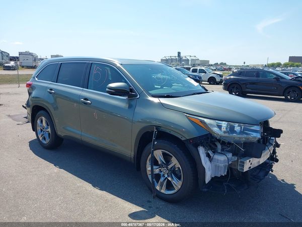 2019 TOYOTA HIGHLANDER LIMITED PLATINUM