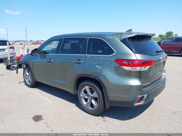 2019 TOYOTA HIGHLANDER LIMITED PLATINUM